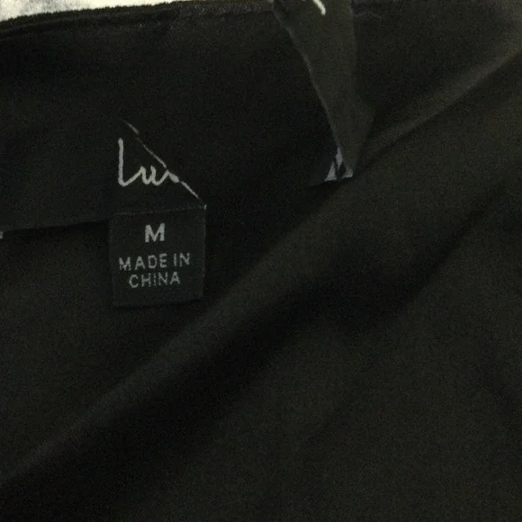 LULU'S Romantically Speaking Black Cowl Lace-Up Maxi Party Dress (medium) - Picture 7 of 9